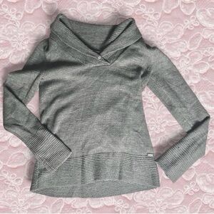 Guess Women's Gray Cowl Neck Sweater